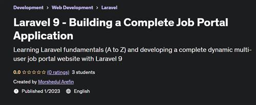 Laravel 9 - Building a Complete Job Portal Application