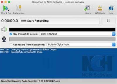 NCH SoundTap Plus 8.08 macOS