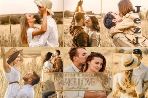 12 Make Love Lightroom Presets, Yellow