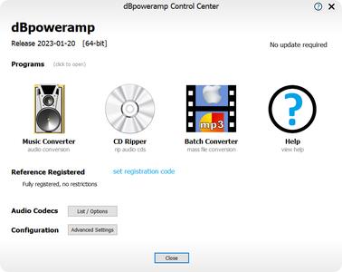 dBpoweramp Music Converter R2023.01.20 Reference macOS