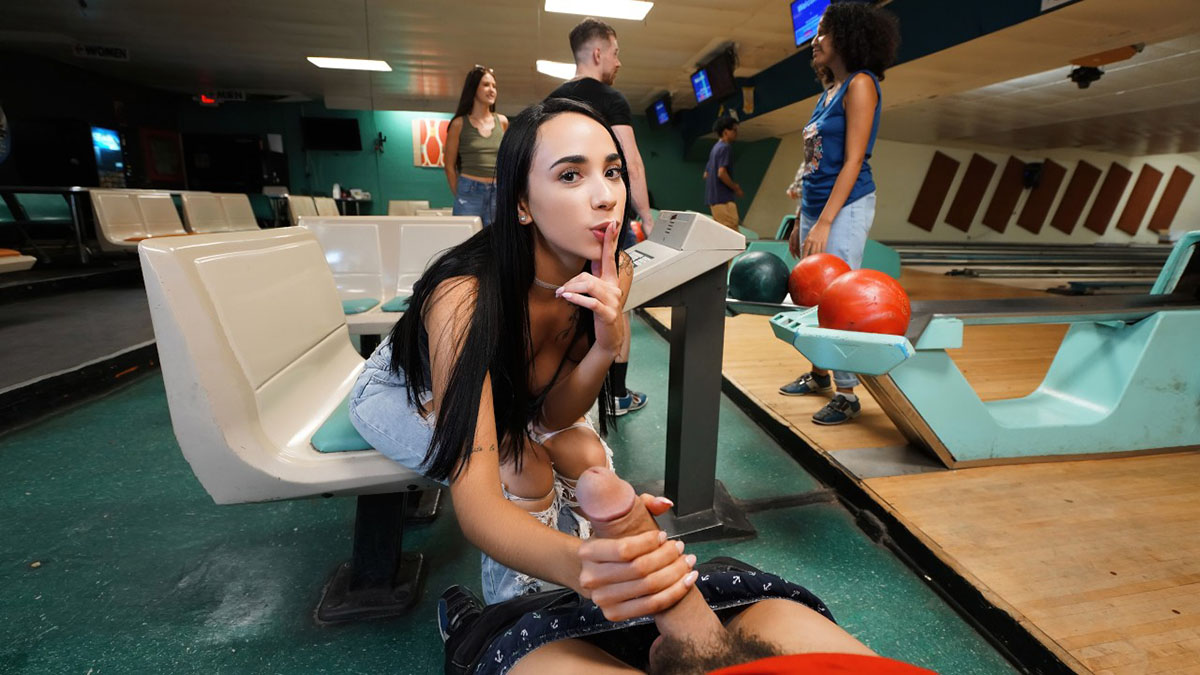 [Mofos.com] Gaby Ortega - The Bowling Alley goes Crazy (18.11.22) [2022, Public, POV, Facial, Brunette, Blowjob, Big Tits, Doggystyle, Missionary, 1080p]