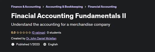Finacial Accounting Fundamentals II