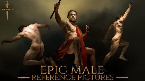 Graphit Studio - 370 Epic Male Reference Pictures and BONUS