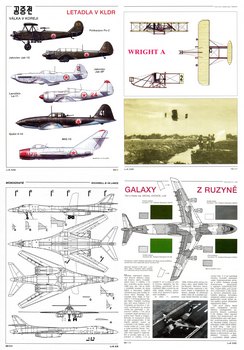 Letectvi+Kosmonautika 1992-3-4 - Scale Drawings and Colors