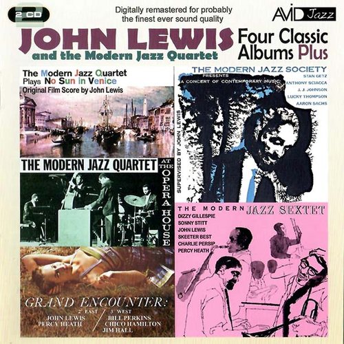 John Lewis And The Modern Jazz Quartet - Four Classic Albums Plus (1955-57)(2009) [2CD]Lossless