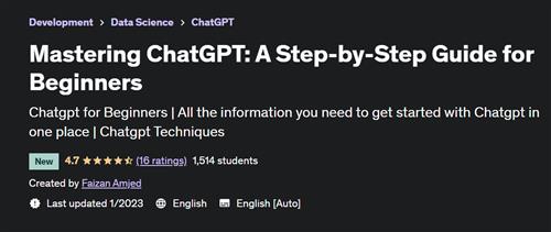 Mastering ChatGPT A Step-by-Step Guide for Beginners