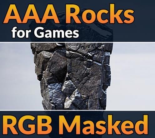 Artstation - AAA Rocks for Games - RGB Masked Workflow Tutorial