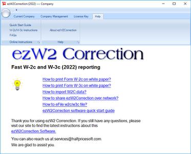 HalfpriceSoft ezW2Correction 3.9.2