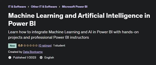 Machine Learning and Artificial Intelligence in Power BI