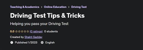 Driving Test Tips & Tricks