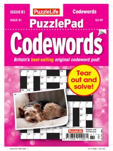 PuzzleLife PuzzlePad Codewords - 26 January 2023