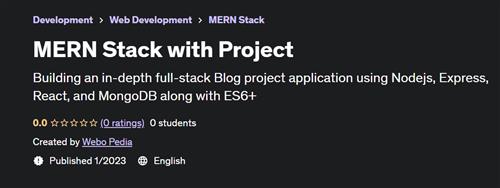 MERN Stack with Project (2023)