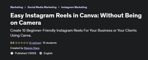 Easy Instagram Reels in Canva Without Being on Camera