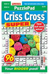 PuzzleLife PuzzlePad Criss Cross Super - 26 January 2023