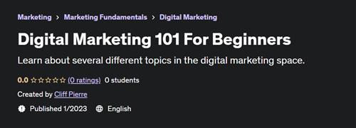 Digital Marketing 101 For Beginners