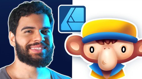 Beginner Illustration In Affinity Designer 2 – Chimp Avatar