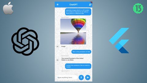 Chatgpt & Flutter Build All Types Of Android & Ios Chatbots