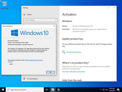 Windows 10 Enterprise LTSC 2021 21H2 Build 19044.2486 With Office 2021 Pro Plus Multilingual Preactivated (x64)