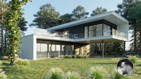 3Ds Max + Corona Render  Creating Private Villa