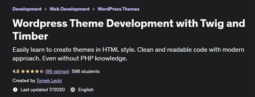 Wordpress Theme Development with Twig and Timber