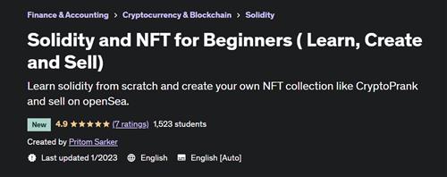 Solidity and NFT for Beginners ( Learn, Create and Sell)