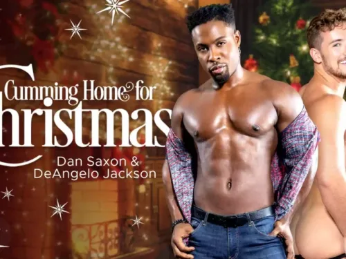 Falcon Studios – Cumming Home for Christmas, Scene 5 – Dan Saxon and DeAngelo Jackson