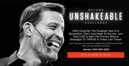 Tony Robbins &#8211; Become Unshakeable Challenge (2023)