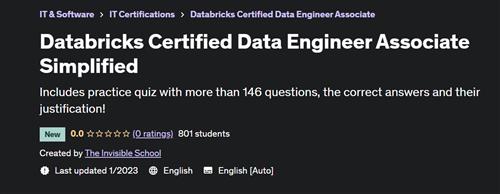 Databricks Certified Data Engineer Associate Simplified