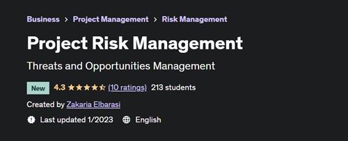 Udemy - Project Risk Management (2023)