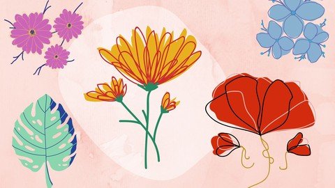 Learn Flower Drawing  Step-By-Step , For Kids & Beginners