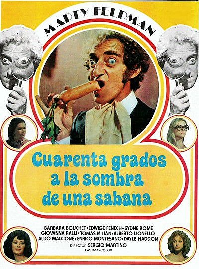 Сорок градусов под простыней / 40 gradi all'ombra del lenzuolo (1976) DVDRip