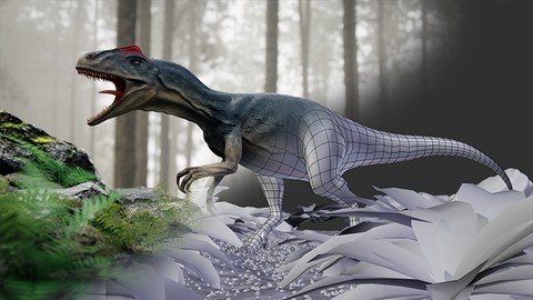 Blender 2.79 - Dinosaur Creation From Scratch