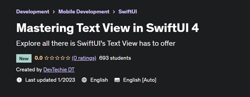 Mastering Text View in SwiftUI 4