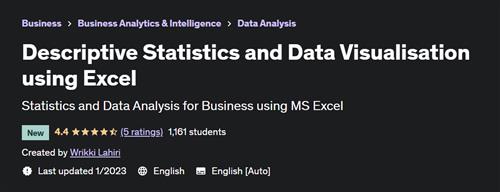 Descriptive Statistics and Data Visualisation using Excel