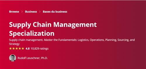 Coursera - Supply Chain Management Specialization