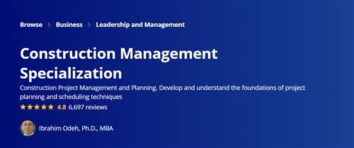 Coursera - Construction Management Specialization