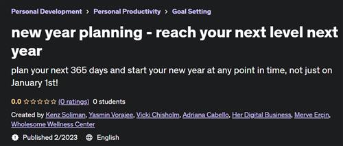 New year planning - reach your next level next year