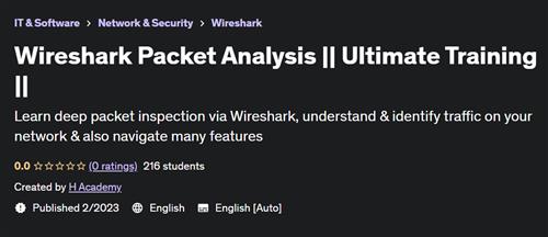 Wireshark Packet Analysis Ultimate Training