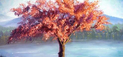 Impressionism Paint this Spring Tree in Oil or Acrylic