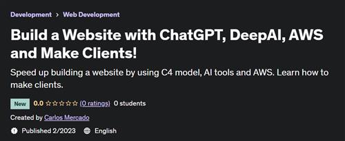 Build a Website with ChatGPT, DeepAI, AWS and Make Clients!
