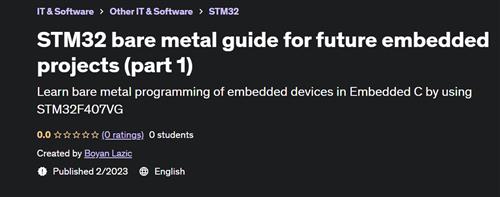 STM32 bare metal guide for future embedded projects (part 1)