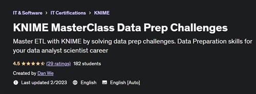 KNIME MasterClass Data Prep Challenges
