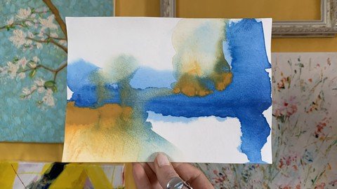 Watercolor Magic Creating Absctact Landscapes