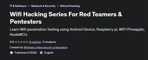 Wifi Hacking Series For Red Teamers & Pentesters