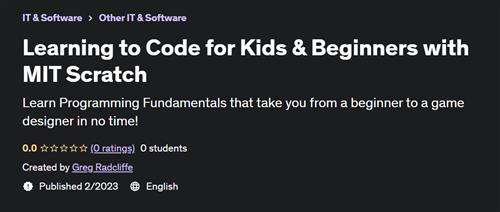 Learning to Code for Kids & Beginners with MIT Scratch