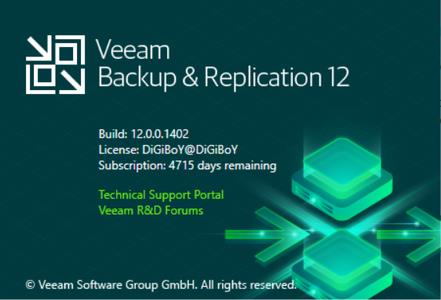 Veeam Backup & Replication Enterprise Plus 12.0.0.1402 (x64)