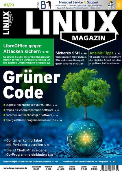 Linux Magazin Germany №3 (Marz 2023)