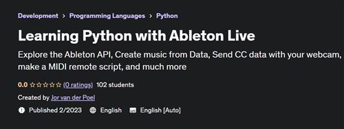 Learning Python with Ableton Live
