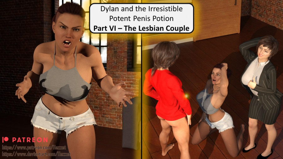 HexxetVal - Dylan and the irresistible Potent Penis Potion - Part VI - Teaser 3D Porn Comic
