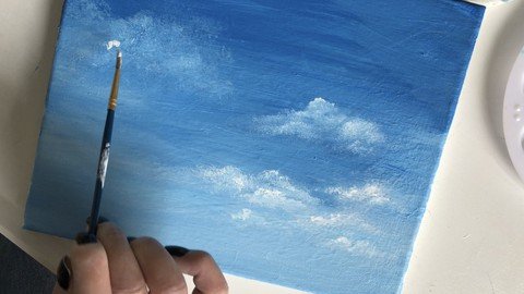 How To Paint Clouds With Acrylics